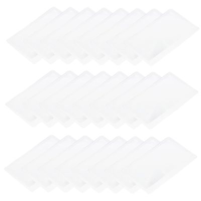 Ipetboom 24pcs Card Sized Magnifier Lightweight Handheld Magnifiers for Elderly Transparent Reading Tools for Books Maps Jewelry and Convenient and Portable