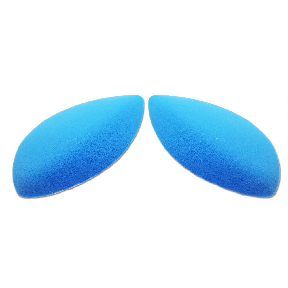 OC9 Insoles Arch Support Cushion Inserts, Blue Poron Foam, Self-Adhesive Backing, 1 Pair (Small: Women's 4-6)