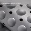 Shower Mat with Drain Hole in Middle with Suction Cups Non-Slip Scrubber Foot Pad TPE Easy Cleaning for Shower Room Tub Bathroom(Grey 2,50x80cm/19.7 * 31.5in) view 4