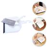 DECHOUS Tabletop Cleaning Tool Set Dustpan Brush Elegant Design for Farmhouse Rustic Modern Decor view 3
