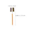 Cabilock 3pcs Kitchen Cleaning Brush Hard Bristle Stove Accessories Dish Scrub Brush Double-Ended Gas Stove Cleaner view 2