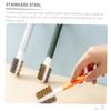 Cabilock 3pcs Kitchen Cleaning Brush Hard Bristle Stove Accessories Dish Scrub Brush Double-Ended Gas Stove Cleaner view 4