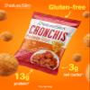 NaturalSlim CRONCHIS Protein Bites, Nacho Cheese Flavour Protein Snacks, Crunchy Cheese Snack Bites, Gluten Free, 13g Protein, 3g Net Carbs, Individual Snack Bags, Box of 6, 1 oz Each view 4