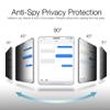 BoxWave Screen Protector Compatible with ResMed AirCurve BiPAP 10 VAuto - ClearTouch Anti-Glare Privacy (2-Pack), Privacy Screen Protector Flexible Film Anti-Glare view 3