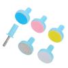 EXQUIMEUBLE Electric Baby Nail File Replacement Heads Set of 6 Soft Sandpaper Pads for Newborns Infants and Toddlers Compatible Electric Nail Trimmer and Clipper Kits view 1