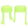 Portable Eyedrop Aid Applicator Tool Eye Drop Bottle Bracket Holder Device for Eye Care Soft Silicone Material Compact Size 2pcs (Green) view 2