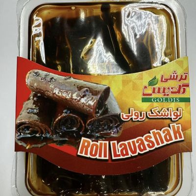 Big Wet Juicy Lavashak Rolls, Pomegranate Molasses, Sour and Salty Fruit Snack by GoGoZesty (2-pack)