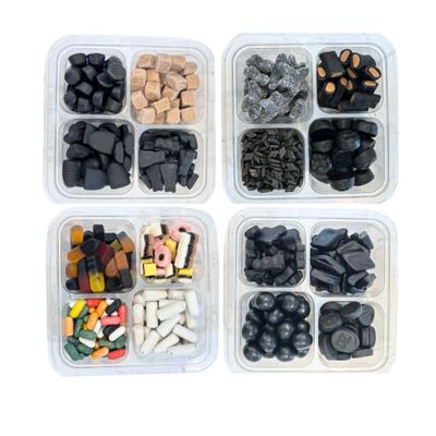 deReuze Dutch Licorice Candy From the Netherlands up to 4 lbs Black Licorice Sampler Salty and Sweet Assortment 16 Varieties: Griotten, Schoolkrijt, Drop Fruit Duos, All sorts & More