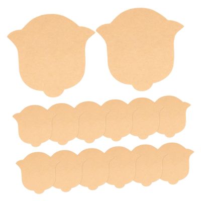 MAGICLULU 200pcs Elegant Kraft Paper Spoon Silverware Wrappers Disposable Utensil Sleeves Paper Cutlery Sleeve Silverware Bags Chopsticks Cover Restaurant Supplies