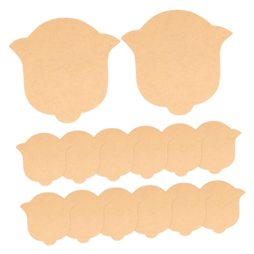 MAGICLULU 200pcs Elegant Kraft Paper Spoon Silverware Wrappers Disposable Utensil Sleeves Paper Cutlery Sleeve Silverware Bags Chopsticks Cover Restaurant Supplies