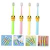 VERDANVERSE 4pcs Cartoon Boy Girl Toothbrush Soft Bristle Teeth Cleaning Brushes for Ages Safe Material Fun view 3