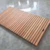 44in 40in 36in 32in 28in 24in 20in Large Customizable Teak Shower Floor Mat, Square Bath Mats for Non Slip with Drain Hole, Yard Patio/Spa/Sauna/Rv Hot Tub Footrest(34x42in(86x107cm)) view 1