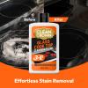 CleanCrown 3-in-1 Cooktop Cleaner Kit (8.8 Oz Cooktop Cleaner + Scrubbing Pad + Scraper), Stovetop Cleaner for Electric Top Stoves, Ceramic Cooktops & Fireplace Glass, Remove Burned on Food, Grease view 2