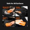 CleanCrown 3-in-1 Cooktop Cleaner Kit (8.8 Oz Cooktop Cleaner + Scrubbing Pad + Scraper), Stovetop Cleaner for Electric Top Stoves, Ceramic Cooktops & Fireplace Glass, Remove Burned on Food, Grease view 4