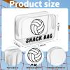 Yeyeplum 12 Pcs Volleyball Snack Bags for Team Cosmetic Bag Gifts view 2