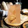 HOODANCOS 50pcs Kraft Paper Packaging Bags Homemade Bread Bags Food Grade Sourdough Bread Storage view 3