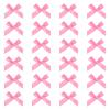 MECCANIXITY 24 Pcs Mini Ribbon Bow 1.8 Inch Mini Small Fabric Satin Ribbon Flower Bows for Craft DIY Cake Sewing Wedding Birthday Party Wrapping Christmas Decoration, Rose Red view 1
