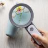 Reading Magnifier with Light, Handheld Magnifying Glass for Seniors, Macular Degeneration, 100mm Lens view 4