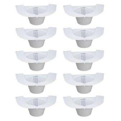 10pcs Urines Samples Hat Elderly Friendly Designings Urines Collection Set Simple Pour Urines Sample Collection For Toilet Use