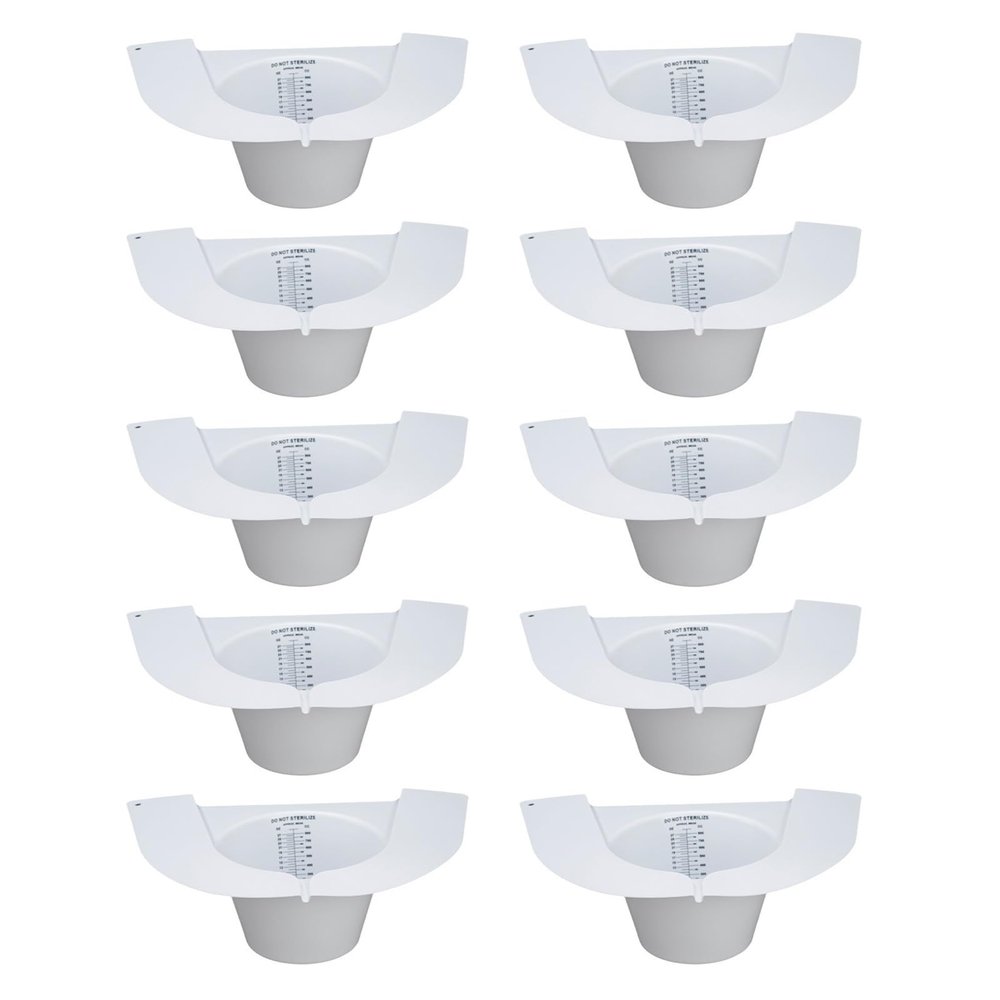 10pcs Urines Samples Hat Elderly Friendly Designings Urines Collection Set Simple Pour Urines Sample Collection For Toilet Use