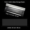COOLAKE 220ft Clear Cellophane Wrap Roll 35" x 220 ft - 3 Mil Thick Clear Gift-Wrapping Paper for Treats Gift Baskets, Flower Bouquets, Crafts & Party Decor (35" fold into 17.5) view 2