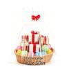 COOLAKE 220ft Clear Cellophane Wrap Roll 35" x 220 ft - 3 Mil Thick Clear Gift-Wrapping Paper for Treats Gift Baskets, Flower Bouquets, Crafts & Party Decor (35" fold into 17.5) view 4