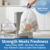 T.FORING Small Trash Bags 4 Gallon Drawstring,1.1 Mil,Unscented,150 Count view 4