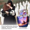 SABURIAL Cowboys Urn - Funeral Urn for Mom & Dad - Combo 1 - Large with 3 Inch Pack of 1 - Decorative Urns for Ashes - Cremation Urns for Adult Men & Women - Memorial Keepsakes for Ashes view 3
