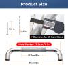 12 Inch Grab Bars for Shower, Stainless Steel Safety Handicap Grab Bars for Bathroom, Anti-Slip Shower Handle, Wall Mounted (2 Pack, Polished Nickel) view 2