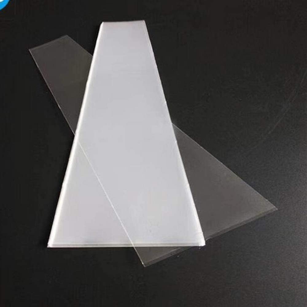 100Pcs Clear Plastic Flower Bouquet Bag Sleeve Transparent Cellophane Rose Packaging Wrap Cellophane Bags for Valentine's Day Stationery and Gift Wrapping Supplies