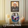 Yatskia Colorful Cowboy Small Urns for Human Ashes Keepsake Mother and Father, Mini Urn for Adult Ashes, (Monar Pack of 2, 3 Inch) view 3