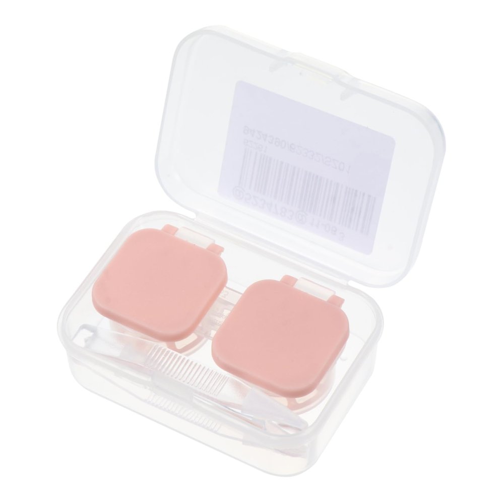 Baluue Portable Lens Case for Eyewear Storage Automatic Eyeglass Holder Fine Workmanship for Travel and Business Trips Compact Soak Box for Lens Storage