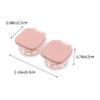 Baluue Portable Lens Case for Eyewear Storage Automatic Eyeglass Holder Fine Workmanship for Travel and Business Trips Compact Soak Box for Lens Storage view 2