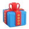 Vvikizy 3.1 Annoying Gifts Box, large gag prank case with screws, Annoying Present Box 3D, 3D Printing Decorative Ornaments, for Storing Toys Holiday Decorations (Blue Red) view 1