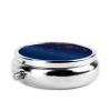 Navy Blue Sky and Stars Pill Box Round Pill Case for Pocket Purse 3 Compartment Medicine Pill Organizer Cute Portable Travel Pillbox Vitamin Cod Liver Oil Storage Box Unique Gift Organizer view 3