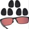 Acefrog 3 Pairs Upgraded Nose Pads for Maui Jim Big Wave MJ440, Bamboo Forest MJ415, Red Sands MJ432, Guardrails MJ327, MJ439, MJ433, MJ449 Sunglass, Push-in Nose Piece Replacement, Black, Anti-Slip view 1