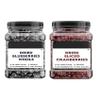 hyd Dried Sliced Cranberry & Whole Blueberry Combo (250 Gm Each) - Organic Cranberries & Blueberries without sugar (unsweetened Dry Fruits) view 1