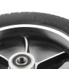 10in Rubber Wheel Tyre, Inflatable Caster for Electric Front Wheelchair, 12mm 6001 Bearing, Skid and view 3