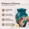 JAGSHASHI Tiger Human Remains Urns - Miniture Urn for Mom & Dad - Small Urns for Ashes - Keepsakes Urn for Ash - 3 Inch Pack of 2 view 4