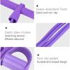 21 Fitness Resistance Bands-4 Tube Pedal Ankle Puller, Ab Training Auxiliary Device with Bands, Sit-Up Exercise Equipment at Home for Abdomen/Waist/Arm/Leg Stretching Training (6 Tube-A) view 3