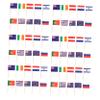 ABOOFAN 150Pcs National Flag Toothpick Flags for Cake Toppers and Fruit Decorations Mixed Style Picks for Parties BBQ and Celebrations view 1