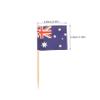 ABOOFAN 150Pcs National Flag Toothpick Flags for Cake Toppers and Fruit Decorations Mixed Style Picks for Parties BBQ and Celebrations view 2