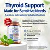1 Body Thyroid Support for Women, Iodine Free Formula, 60 Vegan Caps view 2
