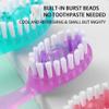 noclerv 5 in 1 Mini Travel Toothbrush, 5 in 1 Portable Individually Wrapped Toothbrushes with Toothpaste, Disposable Multi-Functional Oral Care Set Tool 4 Flavors for Travel Gathering Use (Peach*26) view 3