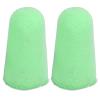 2Pcs Earplugs Sponge Sound Insulation Noise Prevention Household Sound Insulation Earplugs (Green) view 2