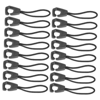 Veemoon 3sets 100pcs Zipper Puller Cord Extender for Clothing Bags and Luggage Durable Zipper Slider for Easy Use and Replacement for DIY Crafts and Everyday Needs 100pcs*3