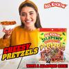 ASS KICKIN' Spicy Pickle Pretzels, Seasoned Pretzel Twists, 5 oz Resealable Pack (5oz, Jalapeno-Cheddar) view 4