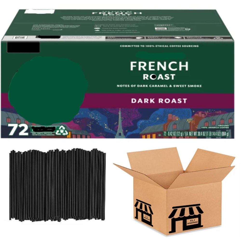 Stars K' Cups French Roast Flavor - 24 Count (Pack of 3), Total of 72 Count - Packaging May Vary