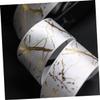 FONDOTIN 2rolls Gold Foil Woven Ribbon for Gift Packaging and Floral Bouquets Wide Yards Each for DIY Crafts and Festival Decorations view 4