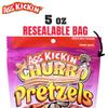 ASS KICKIN' Spicy Pickle Pretzels, Seasoned Pretzel Twists, 5 oz Resealable Pack (5oz, Churro) view 2